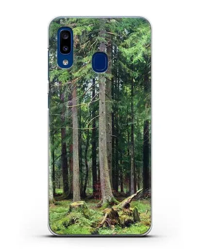 Чехол Лес в Мордвинове (Шишкин Иван) силиконовый для Samsung Galaxy A20 [SM-A205FN]