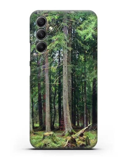 Чехол Лес в Мордвинове (Шишкин Иван) силиконовый для Samsung Galaxy A34 [SM-A346]