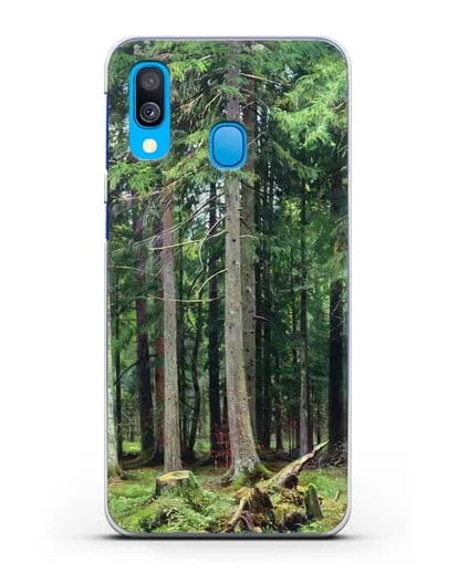 Чехол Лес в Мордвинове (Шишкин Иван) силиконовый для Samsung Galaxy A40 [SM-A405F]
