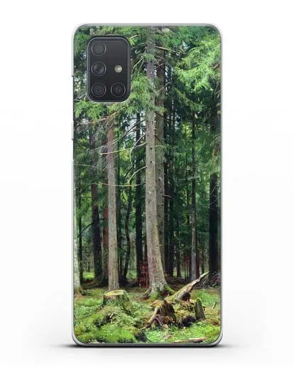Чехол Лес в Мордвинове (Шишкин Иван) силиконовый для Samsung Galaxy A71 [SM-A715F]
