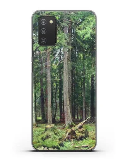 Чехол Лес в Мордвинове (Шишкин Иван) силиконовый для Samsung Galaxy A02s [SM-A025F]