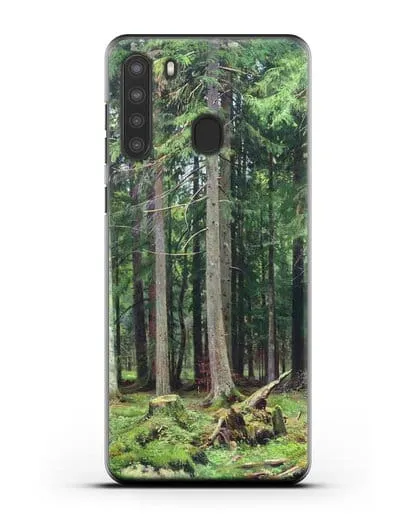 Чехол Лес в Мордвинове (Шишкин Иван) силиконовый для Samsung Galaxy A21 [SM-A215]