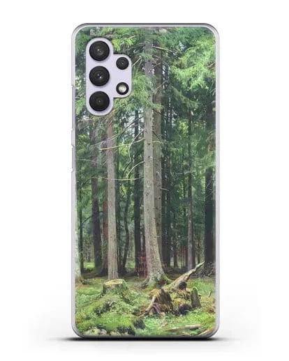 Чехол Лес в Мордвинове (Шишкин Иван) силиконовый для Samsung Galaxy A32 4G [SM-A325F]