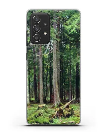 Чехол Лес в Мордвинове (Шишкин Иван) силиконовый для Samsung Galaxy A52s [SM-A528B]
