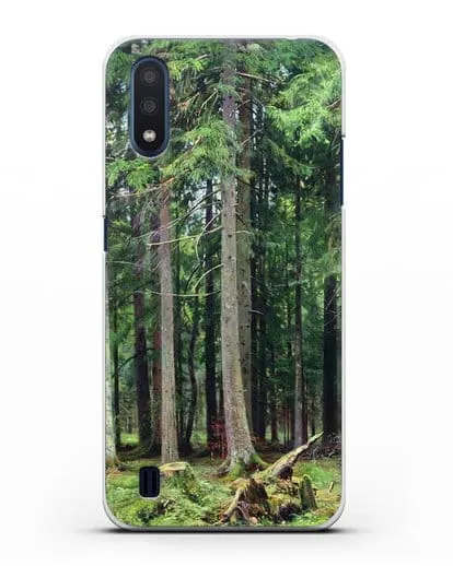 Чехол Лес в Мордвинове (Шишкин Иван) силиконовый для Samsung Galaxy M01 [SM-M015F]