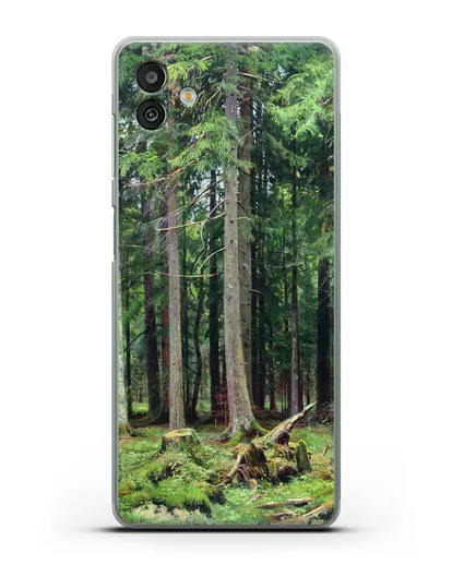 Чехол Лес в Мордвинове (Шишкин Иван) силиконовый для Samsung Galaxy M13 [SM-M135]