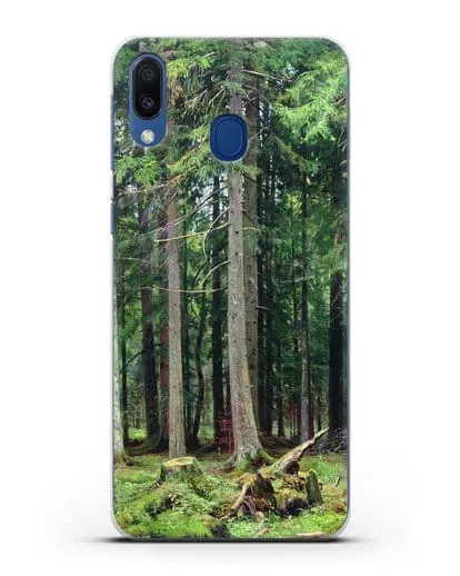 Чехол Лес в Мордвинове (Шишкин Иван) силиконовый для Samsung Galaxy M20 [SM-M205F]