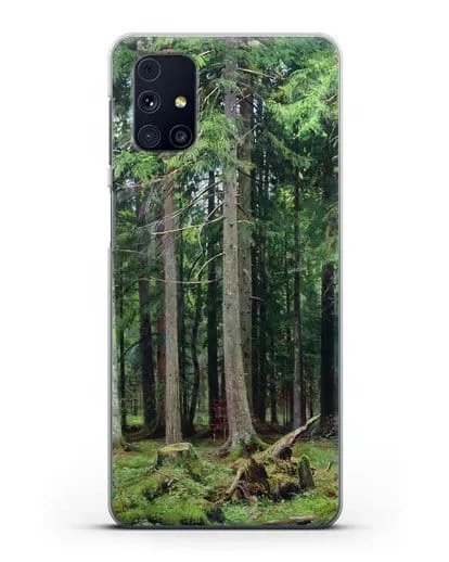 Чехол Лес в Мордвинове (Шишкин Иван) силиконовый для Samsung Galaxy M31s [SM-M317F]