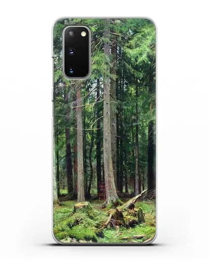 Чехол Лес в Мордвинове (Шишкин Иван) силиконовый для Samsung Galaxy S20 [SM-G980F]