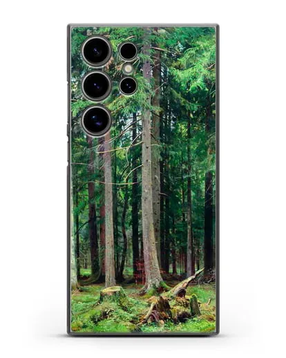 Чехол Лес в Мордвинове (Шишкин Иван) силиконовый для Samsung Galaxy S24 Ultra