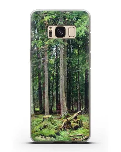 Чехол Лес в Мордвинове (Шишкин Иван) силиконовый для Samsung Galaxy S8 [SM-950F]