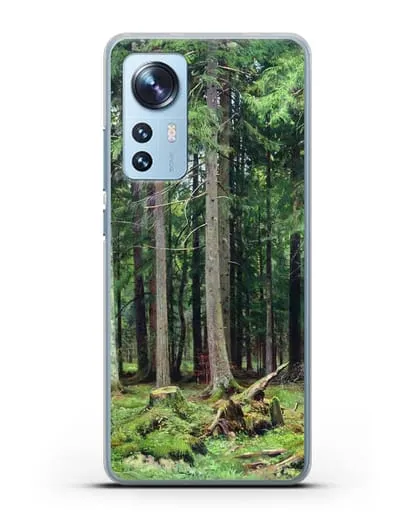 Чехол Лес в Мордвинове (Шишкин Иван) силиконовый для Xiaomi 12 Lite
