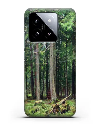 Чехол Лес в Мордвинове (Шишкин Иван) силиконовый для Xiaomi 14