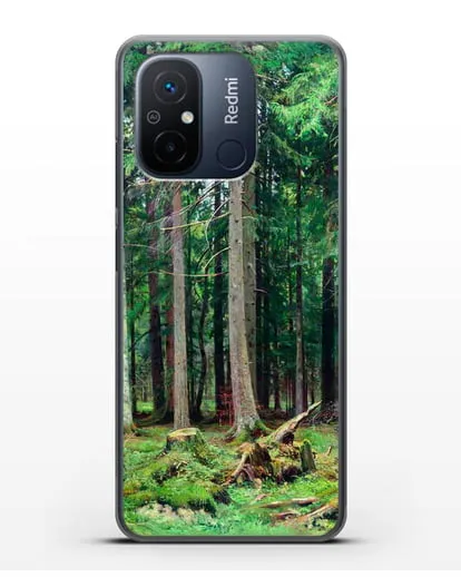 Чехол Лес в Мордвинове (Шишкин Иван) силиконовый для Xiaomi Redmi 12C