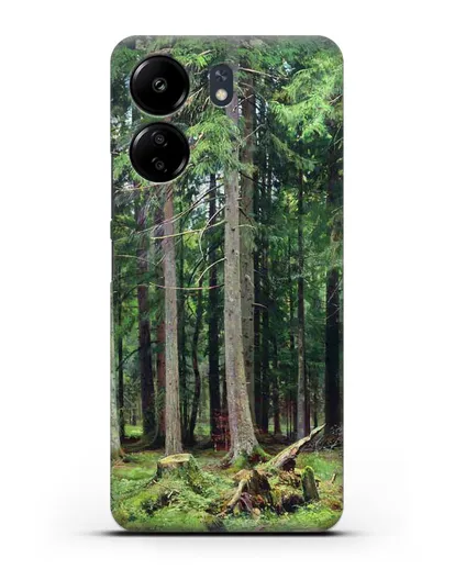 Чехол Лес в Мордвинове (Шишкин Иван) силиконовый для Xiaomi Redmi 13C