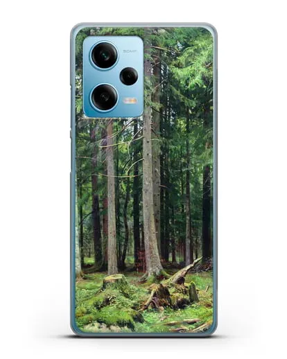 Чехол Лес в Мордвинове (Шишкин Иван) силиконовый для Xiaomi Redmi Note 12 5G