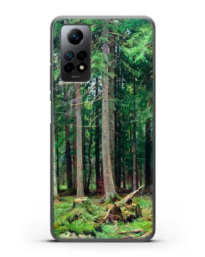 Чехол Лес в Мордвинове (Шишкин Иван) силиконовый для Xiaomi Redmi Note 12 Pro 4G