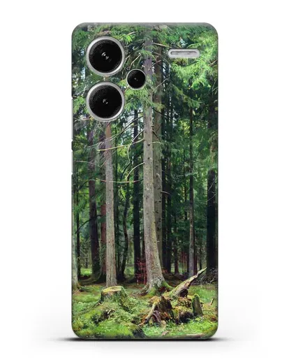 Чехол Лес в Мордвинове (Шишкин Иван) силиконовый для Xiaomi Redmi Note 13 Pro Plus 5G
