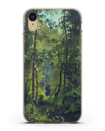 Чехол Лес. Этюд (Шишкин Иван) силиконовый для iPhone XR
