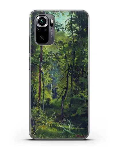 Чехол Лес. Этюд (Шишкин Иван) силиконовый для Xiaomi Poco M5s