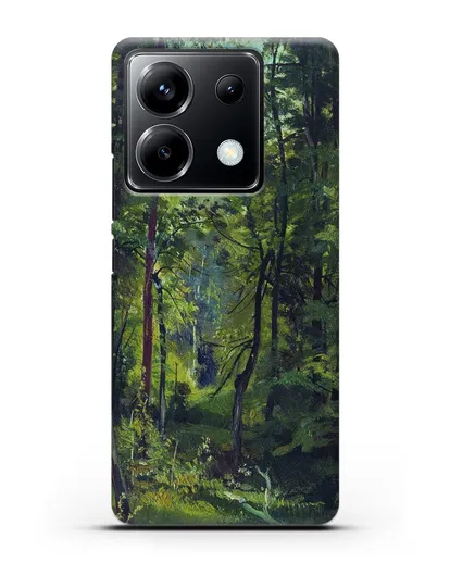 Чехол Лес. Этюд (Шишкин Иван) силиконовый для Xiaomi Poco X6