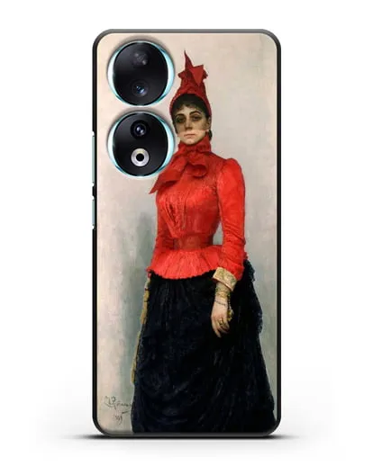 Чехол Портрет баронессы В.И.Икскуль фон Гильденбандт (Репин Илья) силиконовый для Honor 90