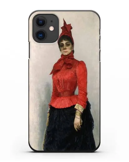 Чехол Портрет баронессы В.И.Икскуль фон Гильденбандт (Репин Илья) силиконовый для iPhone 11