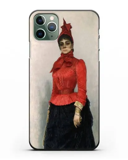 Чехол Портрет баронессы В.И.Икскуль фон Гильденбандт (Репин Илья) силиконовый для iPhone 11 Pro Max