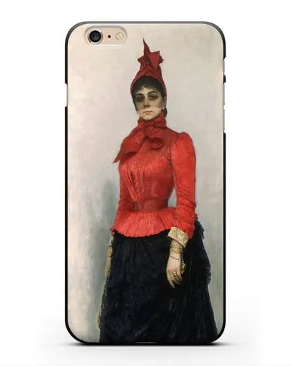 Чехол Портрет баронессы В.И.Икскуль фон Гильденбандт (Репин Илья) силиконовый для iPhone 6 Plus