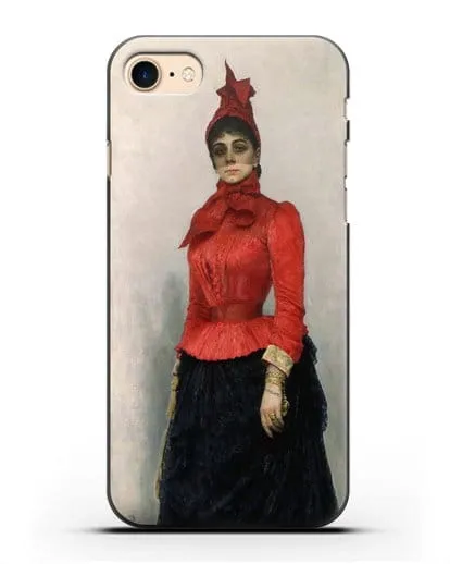 Чехол Портрет баронессы В.И.Икскуль фон Гильденбандт (Репин Илья) силиконовый для iPhone 8