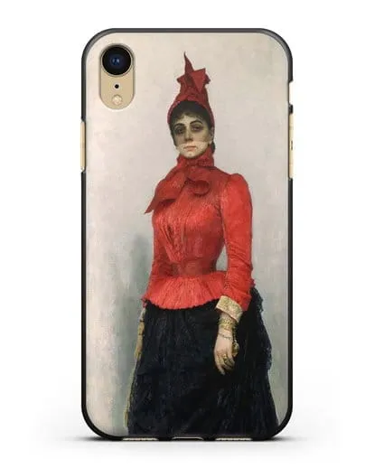 Чехол Портрет баронессы В.И.Икскуль фон Гильденбандт (Репин Илья) силиконовый для iPhone XR