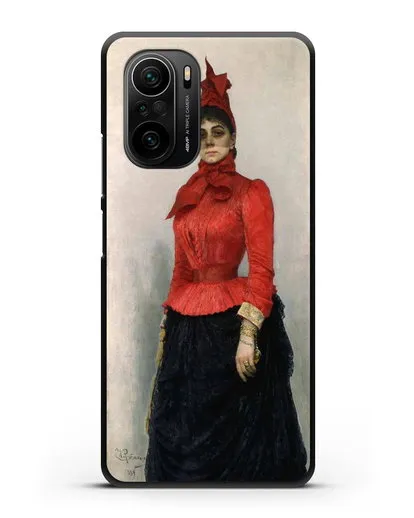 Чехол Портрет баронессы В.И.Икскуль фон Гильденбандт (Репин Илья) силиконовый для Xiaomi Poco F3