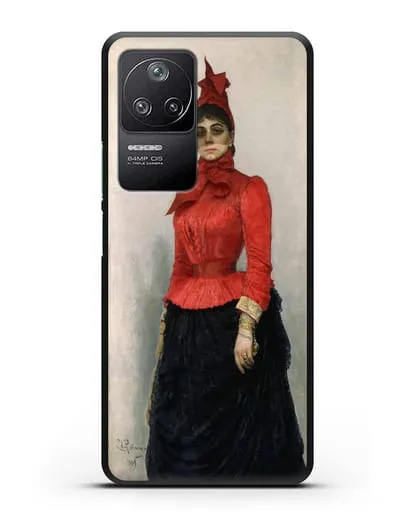 Чехол Портрет баронессы В.И.Икскуль фон Гильденбандт (Репин Илья) силиконовый для Xiaomi Poco F4