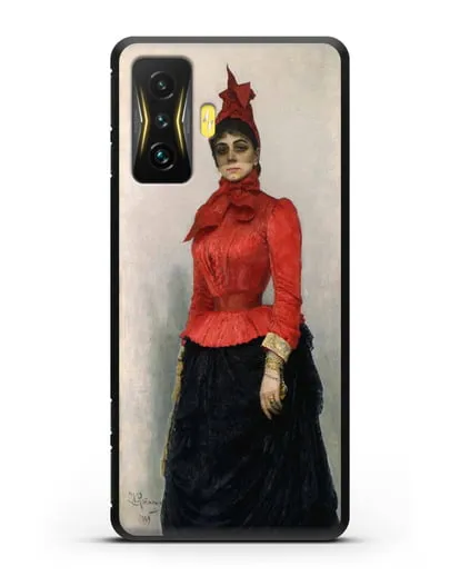 Чехол Портрет баронессы В.И.Икскуль фон Гильденбандт (Репин Илья) силиконовый для Xiaomi Poco F4 GT