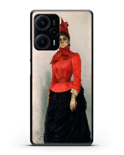 Чехол Портрет баронессы В.И.Икскуль фон Гильденбандт (Репин Илья) силиконовый для Xiaomi Poco F5