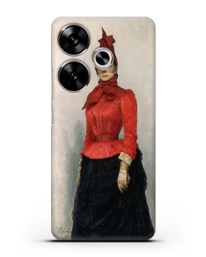 Чехол Портрет баронессы В.И.Икскуль фон Гильденбандт (Репин Илья) силиконовый для Xiaomi Poco F6