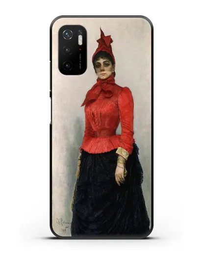 Чехол Портрет баронессы В.И.Икскуль фон Гильденбандт (Репин Илья) силиконовый для Xiaomi Poco M3 Pro