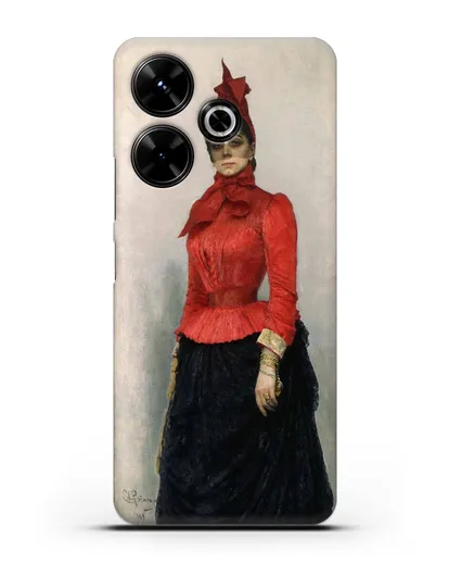 Чехол Портрет баронессы В.И.Икскуль фон Гильденбандт (Репин Илья) силиконовый для Xiaomi Poco M6