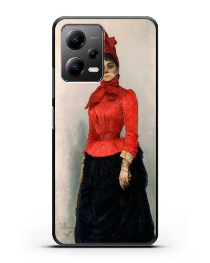 Чехол Портрет баронессы В.И.Икскуль фон Гильденбандт (Репин Илья) силиконовый для Xiaomi Poco X5