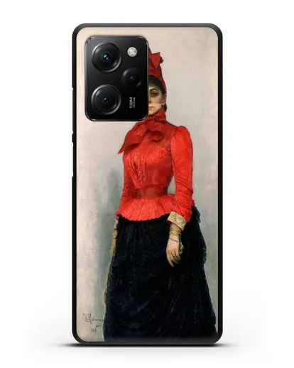 Чехол Портрет баронессы В.И.Икскуль фон Гильденбандт (Репин Илья) силиконовый для Xiaomi Poco X5 Pro