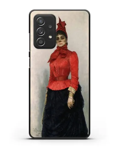 Чехол Портрет баронессы В.И.Икскуль фон Гильденбандт (Репин Илья) силиконовый для Samsung Galaxy A53