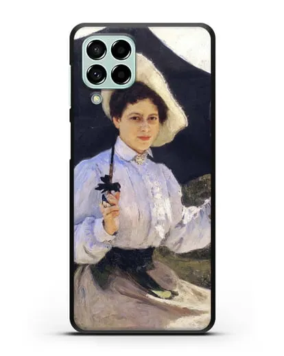Чехол На солнце. Портрет Н.И.Репиной, дочери художника (Репин Илья) силиконовый для Samsung Galaxy M53 [SM-M536]