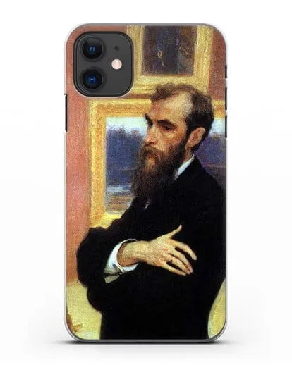 Чехол Портрет П. М. Третьякова (Репин Илья) силиконовый для iPhone 11