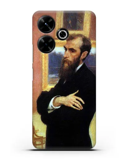 Чехол Портрет П. М. Третьякова (Репин Илья) силиконовый для Xiaomi Poco M6