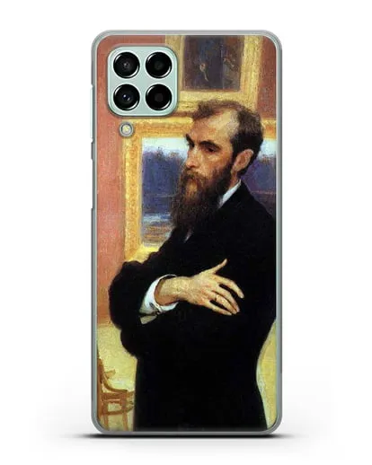 Чехол Портрет П. М. Третьякова (Репин Илья) силиконовый для Samsung Galaxy M53 [SM-M536]