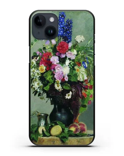 Чехол Букет цветов (Репин Илья) силиконовый для iPhone 14 Plus
