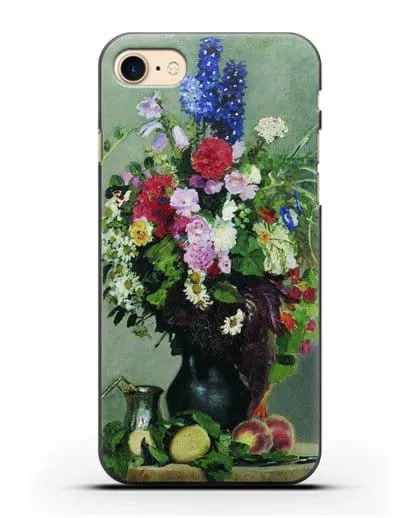 Чехол Букет цветов (Репин Илья) силиконовый для iPhone 8