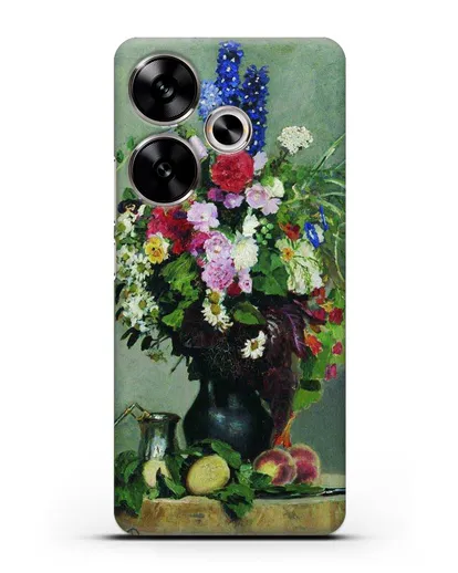 Чехол Букет цветов (Репин Илья) силиконовый для Xiaomi Poco F6