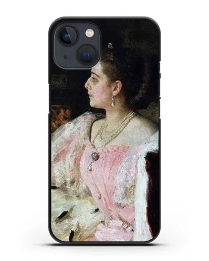 Чехол Портрет графини Н. П. Головиной (Репин Илья) силиконовый для iPhone 13 Mini