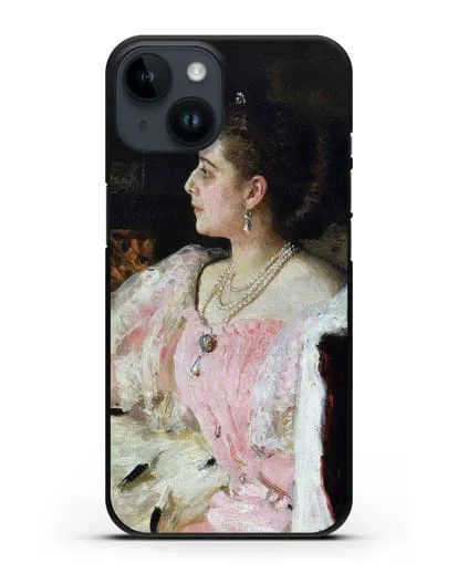 Чехол Портрет графини Н. П. Головиной (Репин Илья) силиконовый для iPhone 14